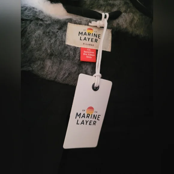 Marine Layer Stephanie Gingham Coat - Picture 3 of 8